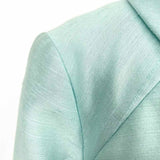 Newsteters Women's Blue Size M Crop Embelished Vintage Blazer