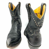 Old Gringo Newport Women's Black Size 7 Cowboy Leather Studded Bootie