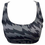 Lululemon Energy Women's Charcoal Size 4 Geometric Sports Bra