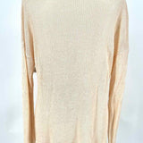 Eileen Fisher Women's Ivory Size PM Boatneck Knit Sweater
