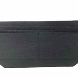 Black Felt Purse Organizer Insert Slender Large