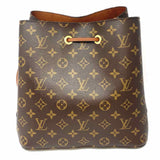 LOUIS VUITTON NeoNoe MM Coated Canvas Brown Monogram Bucket Bag