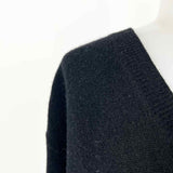Halogen Women's Black Size XS V-Neck Cashmere Cardigan