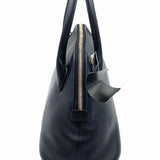Miuur Kuma Black Half Dome Leather Satchel