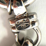 Estate Made in Italy 18K 750 White Gold Chain 8" Bracelet