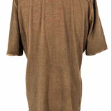 Uma Wang Women's Brown Size L Crew ombre Short Sleeve Top