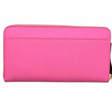 Kate Spade Hot Pink Zip-Around Saffiano Leather Wallet
