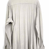 Emanuel Berg Men's Gray Size XL Button Down Long Sleeve Shirt