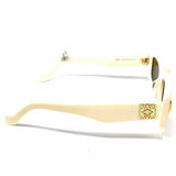 LOEWE Anagram Ivory Chunky Sunglasses