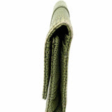 Hammitt Benjamin Green Tri-fold Scales Leather Wallet