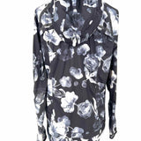 Lululemon Miss Misty Women's Black White Size 8 Windbreaker Flower Jacket