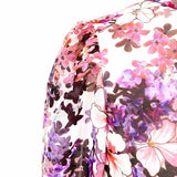 ungaro Women's Pink Purple Size M Long Sleeve Floral Dress