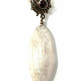 Artisan Sterling Silver Marquise Cut Kunzite Amethyst Earrings