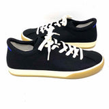 ROTHY'S The Lace Up Women's Black White Size 9.5 Knit Sneakers