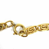 Statement 12K GF Gold Spiral Link Chain Necklace