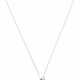 QOD Mystic Topaz Diamonds 14K White Gold Estate Pendant