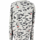 SCOTCH&SODA The Indigo Route Men's Gray Size M Crew Neck Graphics Sweatshirt