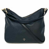 Kate Spade Black Hobo Pebbled Leather Shoulder Bag
