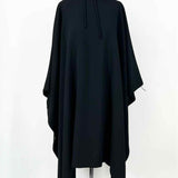 Lauren Ralph Lauren Women's Black Size One Size Hooded Cape
