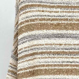 Maison Ullens Women's Beige Size M Shirt Stripe Dress