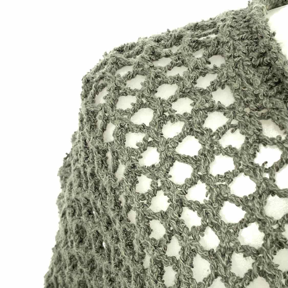 Eileen Fisher Women's Green Size M Pullover Knit Cotton Chunky Sweater