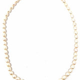 Estate White 15.75" Pearl Necklace