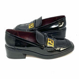 Franco Sarto Women's Black Size 9.5 Square toe Patent Leather Loafers