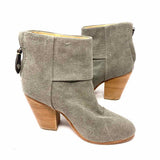 rag & bone Newbury Classic Women's Gray Size 37.5/7.5 Canvas Ankle Bootie