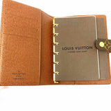 LOUIS VUITTON 2004 Panda Small Agenda Takashi Murakami Brown Monogram Wallet