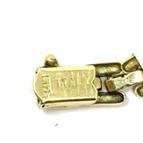 Estate 14K Yellow Gold Link 7.25" Made in Italy Bracelet