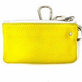 LOUIS VUITTON 2021 Everyday Pochette Cles Virgil Leather Yellow Logo Coin Purse