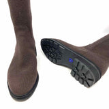 ROTHY'S Tall Lug Women's Brown Size 9 Knee High Knit Boots