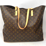 LOUIS VUITTON 2000 Cabas Alto Coated Canvas Brown Monogram Tote