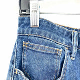 Madewell Women's Blue Size 28/6 pencil Denim Button Down Skirt