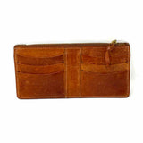 6 Card Slot Cognac Leather Wallet