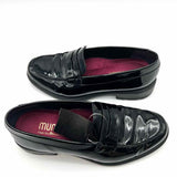 Munro Women's Black Size 6.5 Patent Leather Penny Loafers