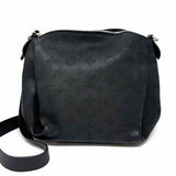 LOUIS VUITTON 2016 Babylone BB Black Mahina Leather Made in France Shoulder Bag