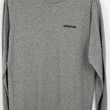 Patagonia Men's Gray Size S Crew Bison Long Sleeve