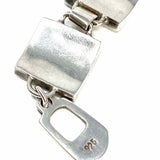Soul Flower Sterling Yellow/Silver Square 8" Amber Jewelry Set