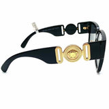 Versace MOD 4483-D Black Geometric Medusa Biggie Sunglasses