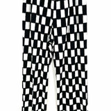 Vans Benton Women's Black White Size L Wide Leg Checkered Pants