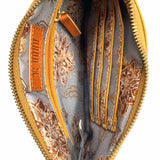 Hobo Camel Zip Leather Wristlet