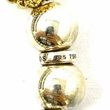 LAGOS 925 & 18K Two-tone Stretch Ball Link Caviar Bracelet
