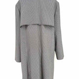 Emerson Rose Women's Black White Size L Waterfall Houndstooth Jacket