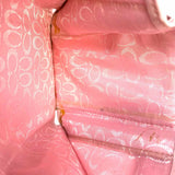 Coach Canvas Pink Tri-fold Signature Wallet