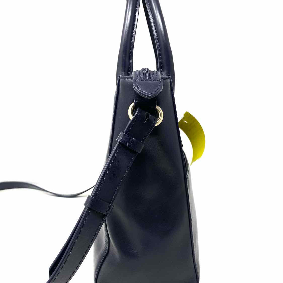Radley London Navy Square Leather Satchel