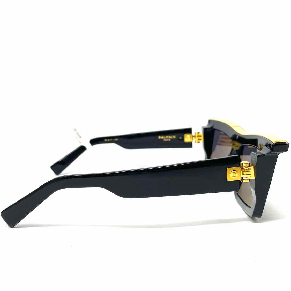 BALMAIN B-VII Black Geometric Sunglasses