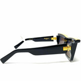 BALMAIN B-VII Black Geometric Sunglasses