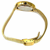 HEAVEN MAYHEM AMARA Stainless Steel Gold Tone Oval Watch