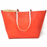 BCBGeneration Orange vegan leather Tote